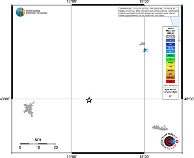 Mappa MCS - territori località