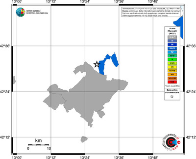 Mappa MCS - territori comuni