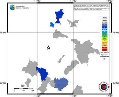 Mappa MCS - territori comuni
