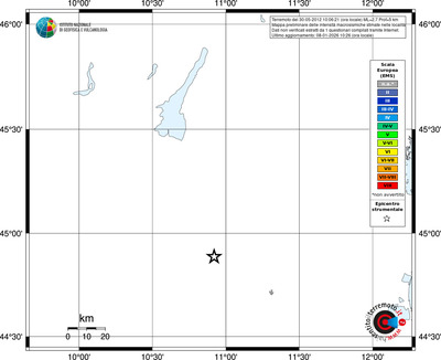 Mappa EMS - territori località