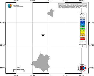 Mappa EMS - territori comuni