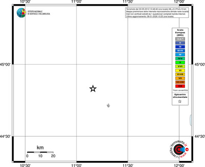 Mappa EMS - territori località