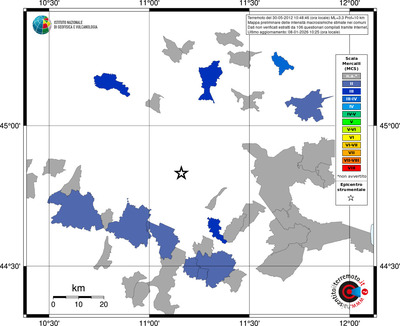Mappa MCS - territori comuni