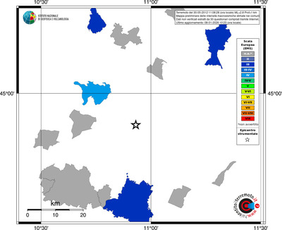 Mappa EMS - territori comuni