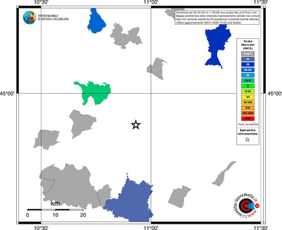Mappa MCS - territori comuni
