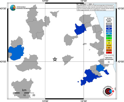 Mappa EMS - territori comuni