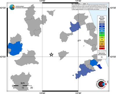 Mappa MCS - territori comuni