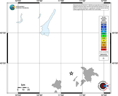 Mappa EMS - territori comuni