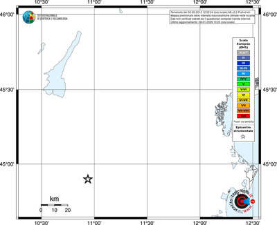 Mappa EMS - territori località