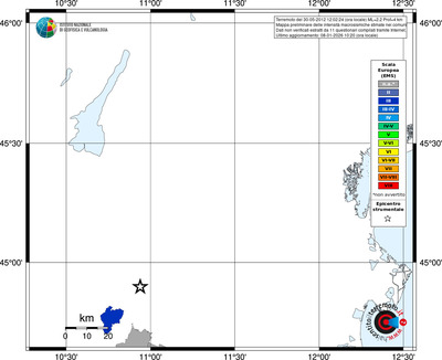 Mappa EMS - territori comuni