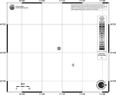 Mappa EMS - territori località