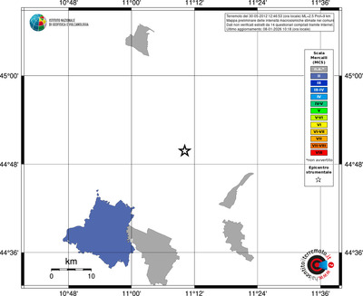 Mappa MCS - territori comuni