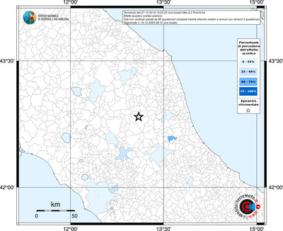 Mappa territorio comunale con almeno 3 questionari