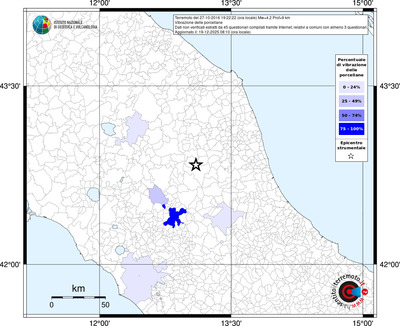 Mappa territorio comunale con almeno 3 questionari
