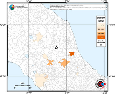 Mappa territorio comunale con almeno 3 questionari