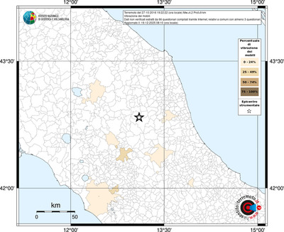 Mappa territorio comunale con almeno 3 questionari