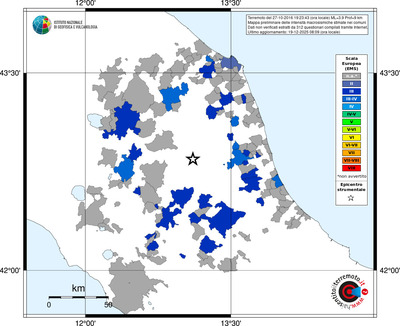 Mappa EMS - territori comuni