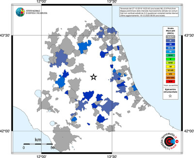 Mappa MCS - territori comuni