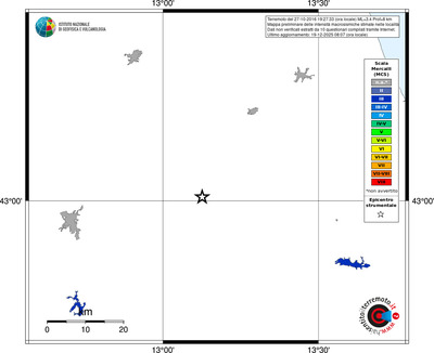 Mappa MCS - territori località