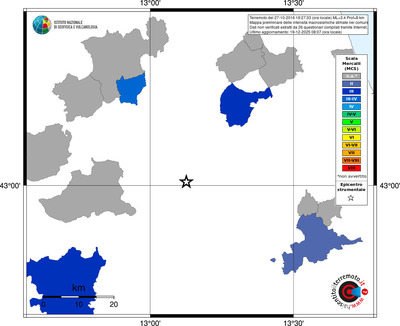 Mappa MCS - territori comuni