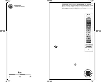 Mappa EMS - territori località