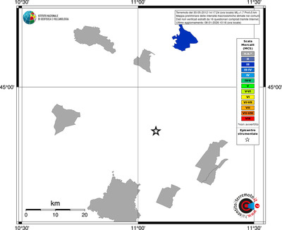 Mappa MCS - territori comuni