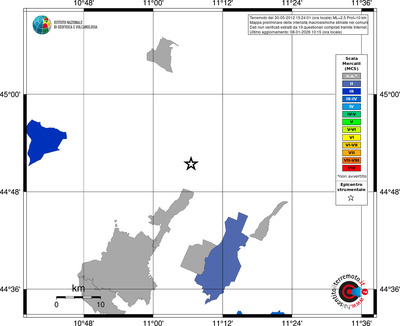 Mappa MCS - territori comuni