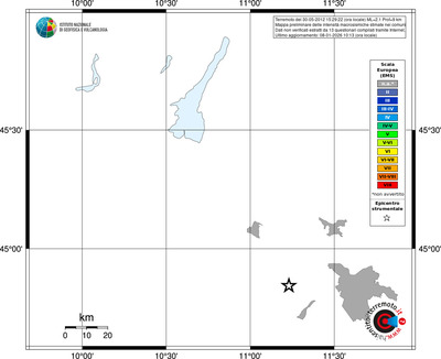 Mappa EMS - territori comuni