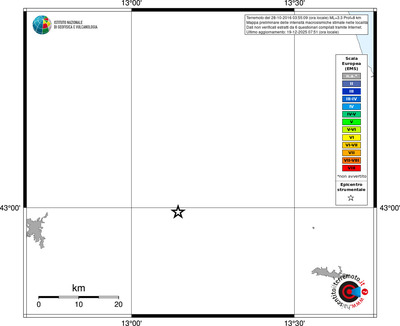 Mappa EMS - territori località