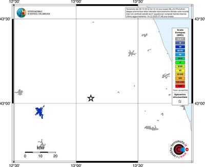 Mappa EMS - territori località