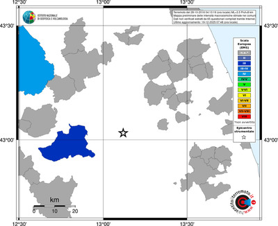Mappa EMS - territori comuni