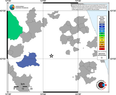 Mappa MCS - territori comuni