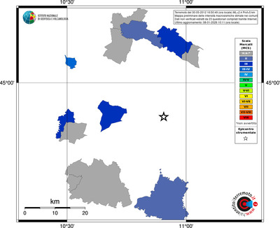 Mappa MCS - territori comuni