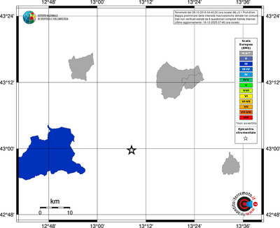 Mappa EMS - territori comuni