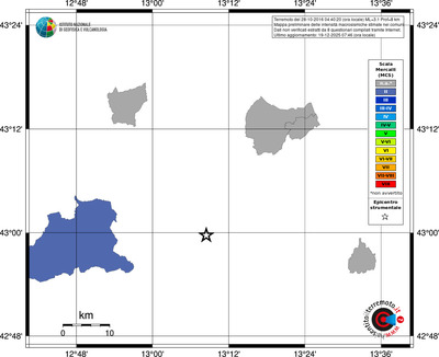 Mappa MCS - territori comuni
