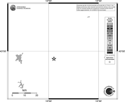 Mappa EMS - territori località