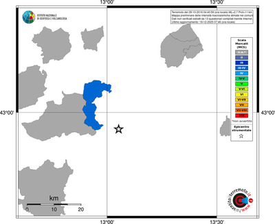Mappa MCS - territori comuni