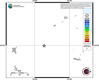Mappa MCS - territori località