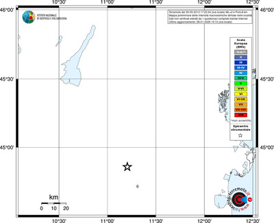 Mappa EMS - territori località