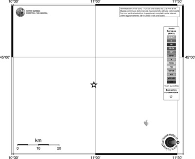 Mappa EMS - territori località