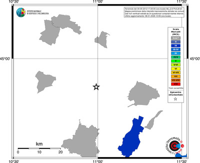 Mappa MCS - territori comuni