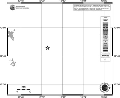 Mappa EMS - territori località