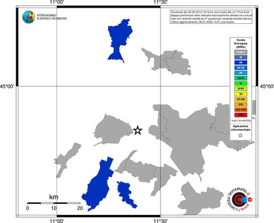 Mappa EMS - territori comuni