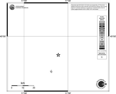 Mappa MCS - territori località