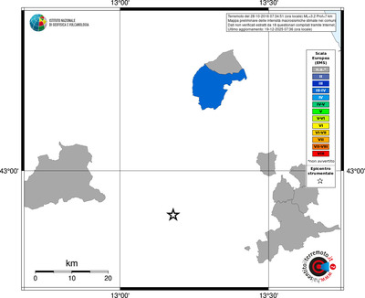 Mappa EMS - territori comuni