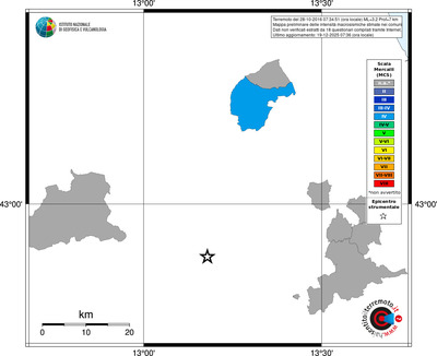 Mappa MCS - territori comuni