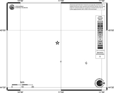Mappa MCS - territori località
