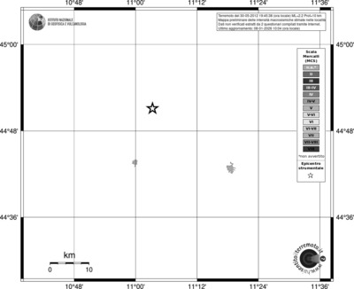 Mappa MCS - territori località