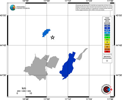 Mappa MCS - territori comuni