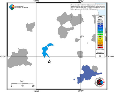 Mappa MCS - territori comuni